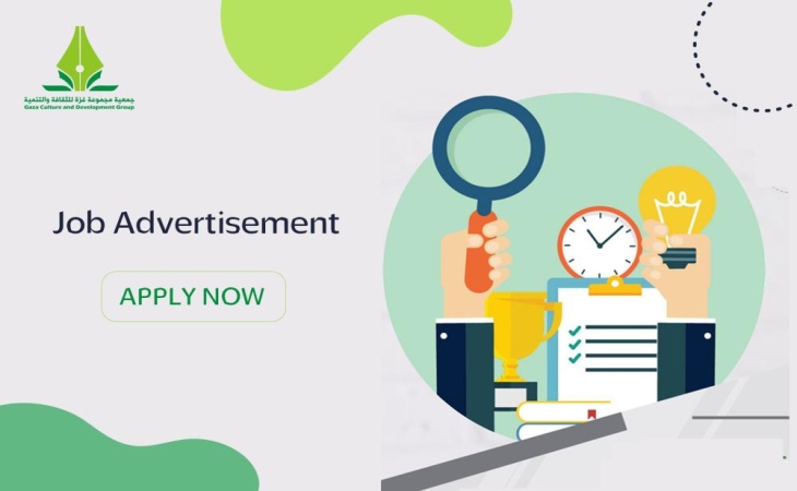Gaza Culture & Development Group-(GCDG) announces new vacancies