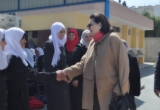 الشوا: تزور مدرسة مصطفى الرافعي الثانوية للصم